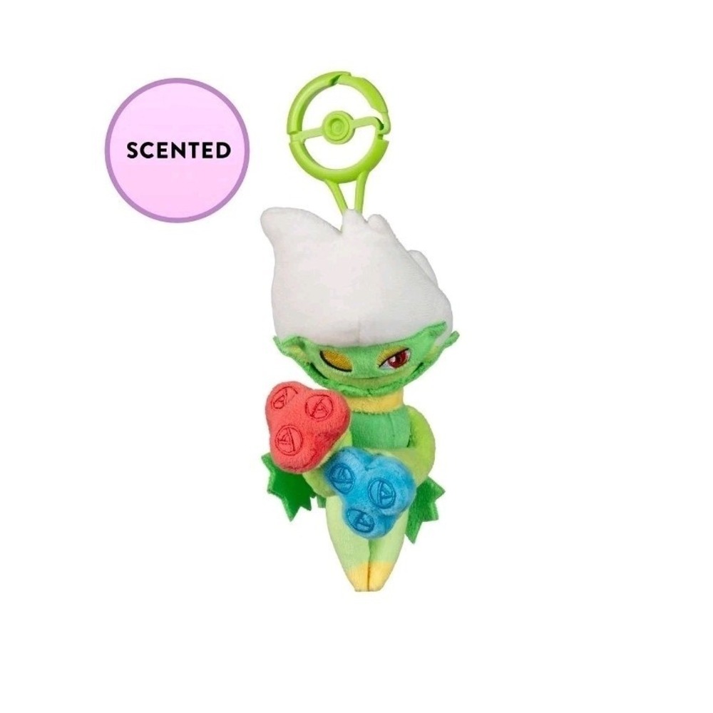 Pokemon Center Roserade Scented Mascot, 8.0"H Plush Charm Key Chain‎ US SELLER!